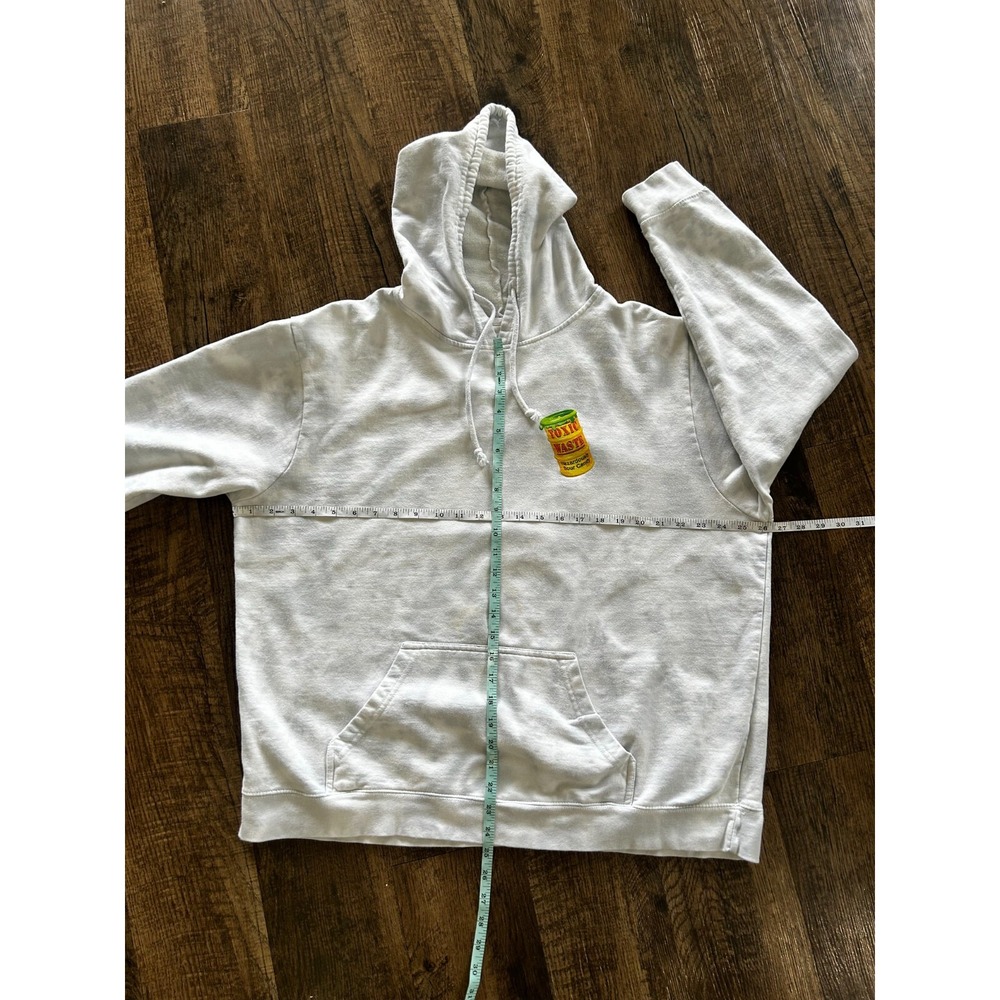 Toxic Waste Sour Candy Hoodie Women XL White Camo Double Graphic Kangaroo Pocket - Picture 7 of 9